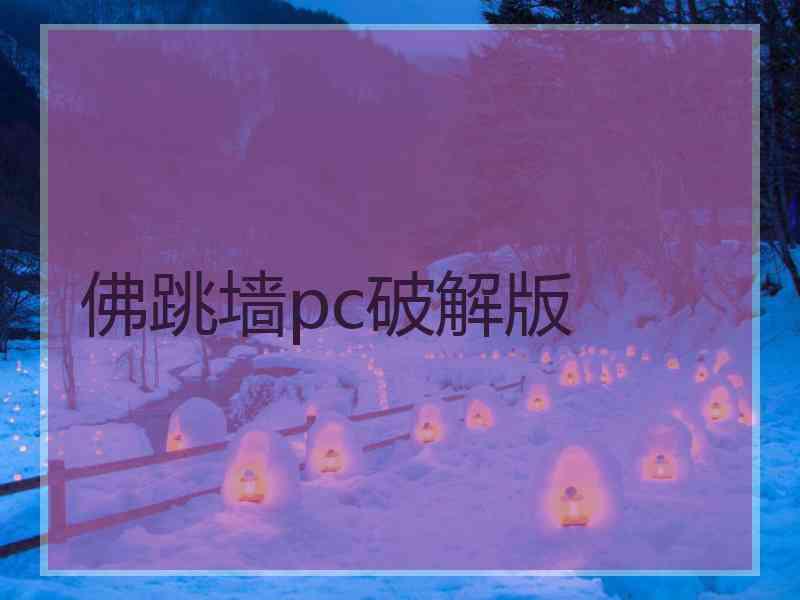 佛跳墙pc破解版