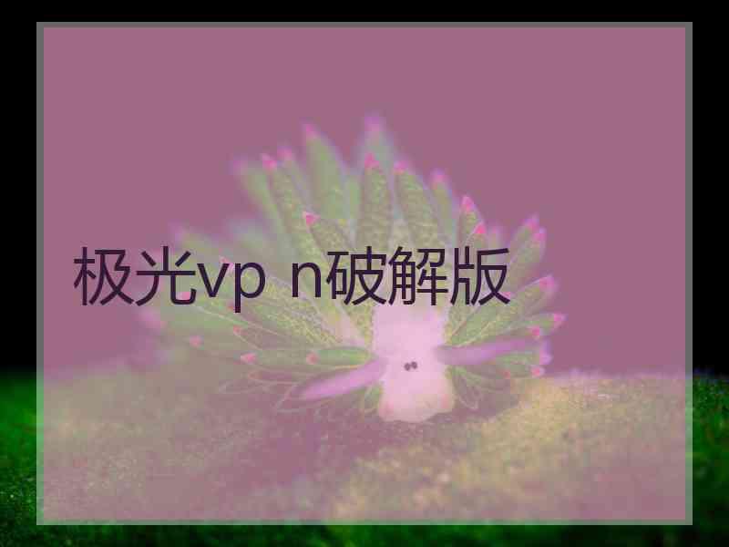 极光vp n破解版