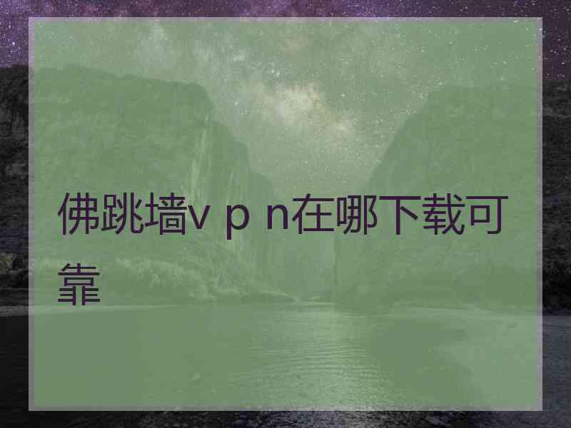 佛跳墙v p n在哪下载可靠