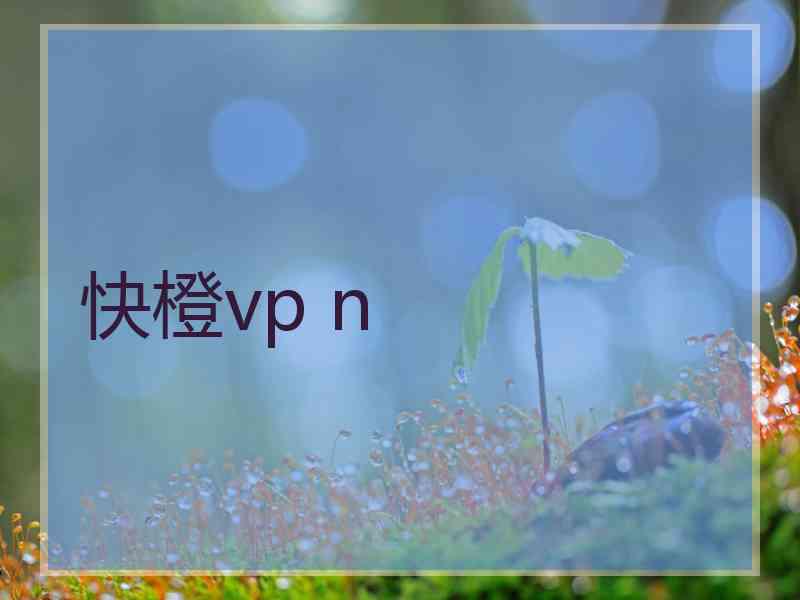 快橙vp n